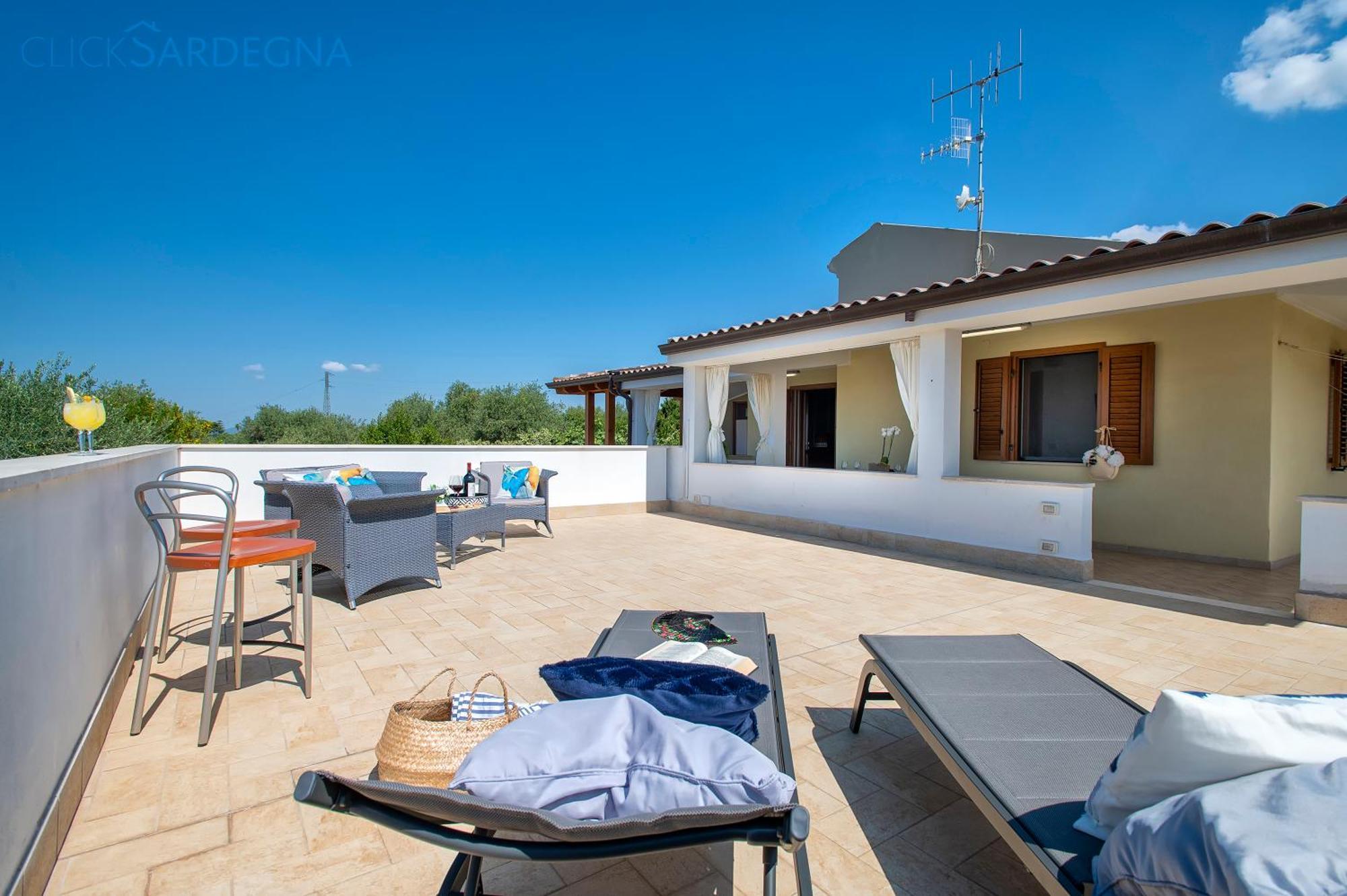 Casa Sant'Anna In Villa Brionis Con Grande Veranda Vista Mare Alghero Exterior photo